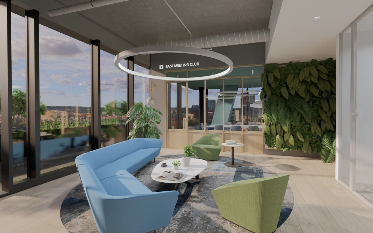 Confidential — A traditional workspace turned collaborative office